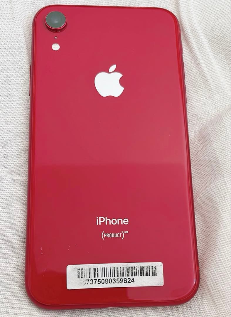 Apple iPhoneXR (赤) 本体　64 iPhone XR SIMフリー iPhoneXR 64GB レッド [(PRODUCT)RED] 未使用